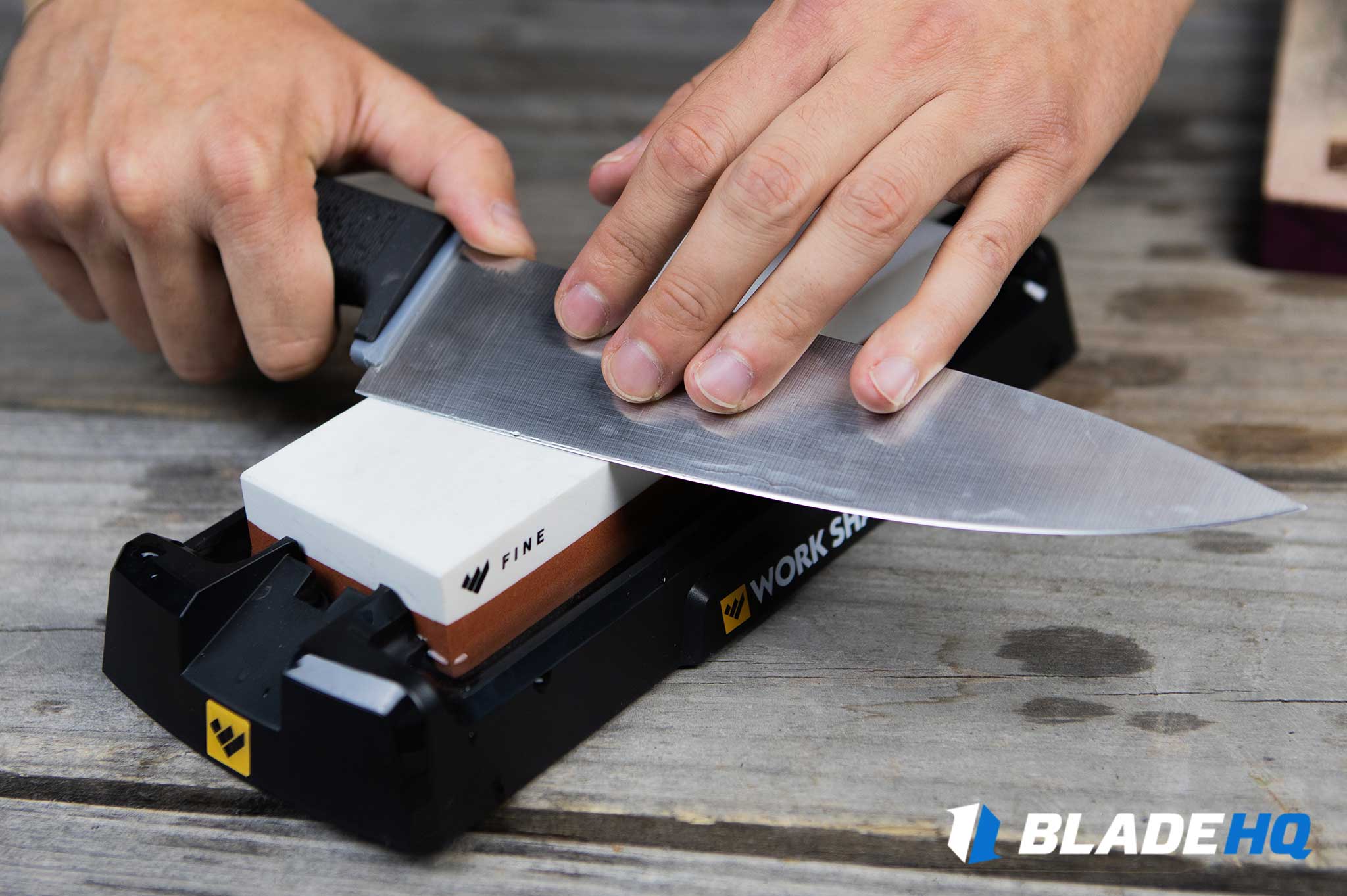 How To Hand Sharpen Shun Knife On Bob Kramer Whetstone 