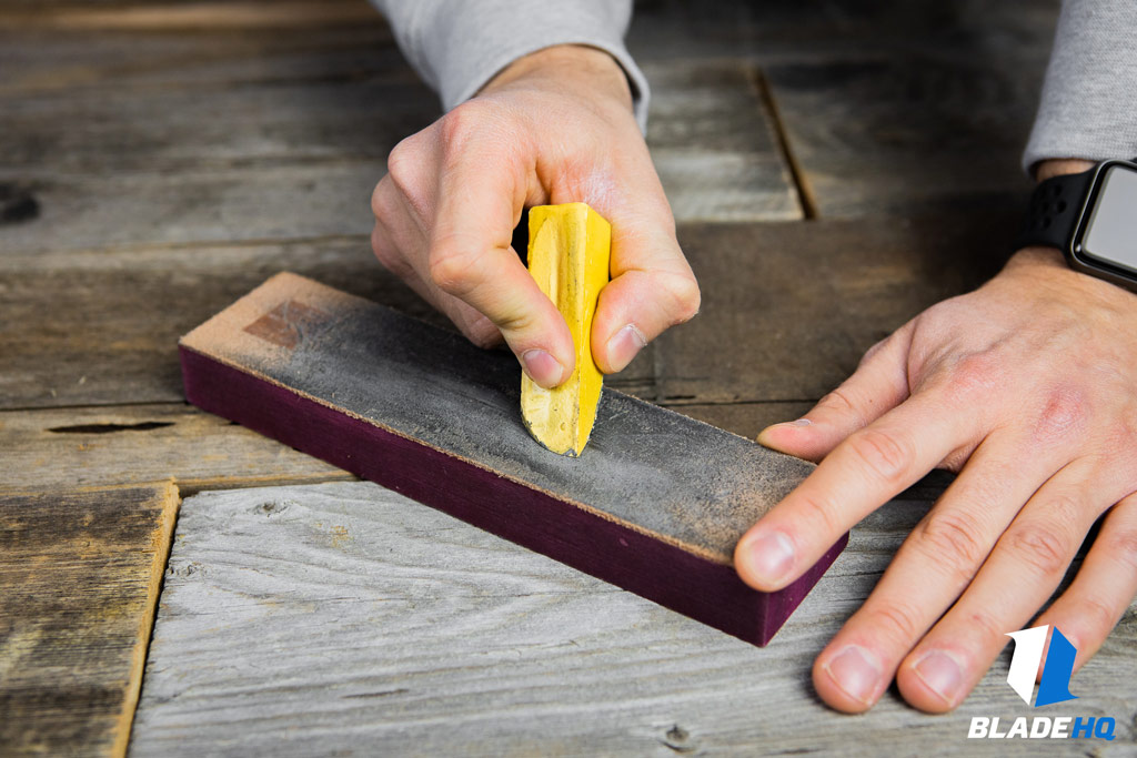 Sharpen a tanto blade