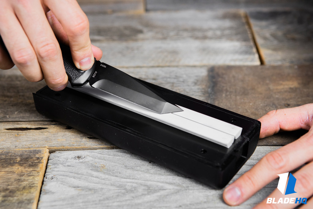 Sharpen a tanto blade