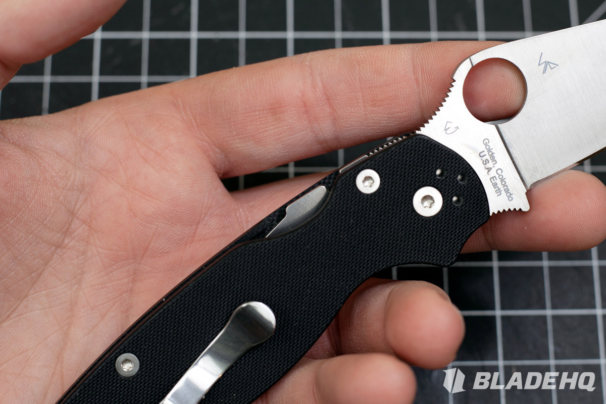 Spyderco PM2 Compression Lock and Deployment