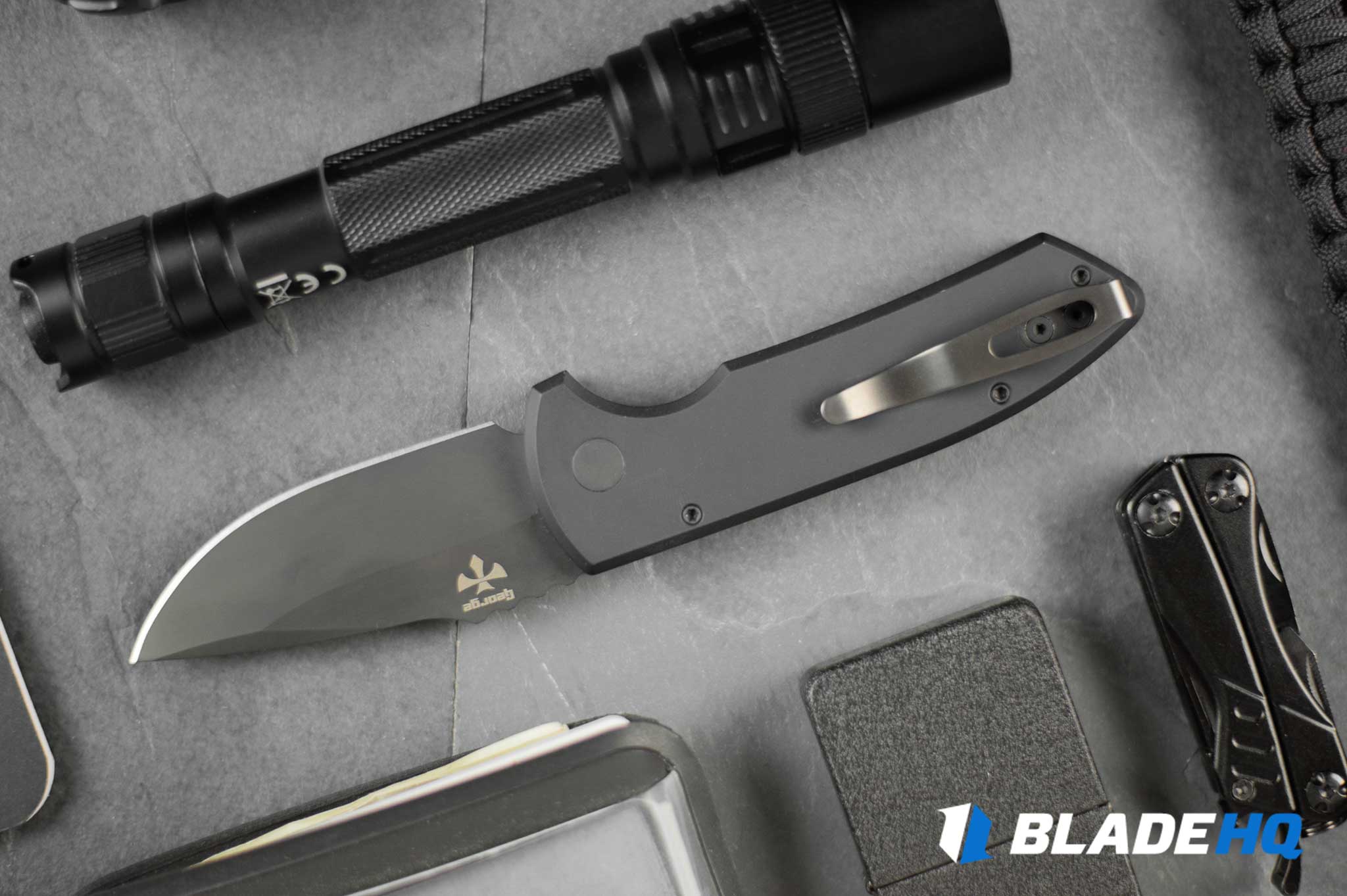 Pro-Tech SBR knife Blade/Sharpening