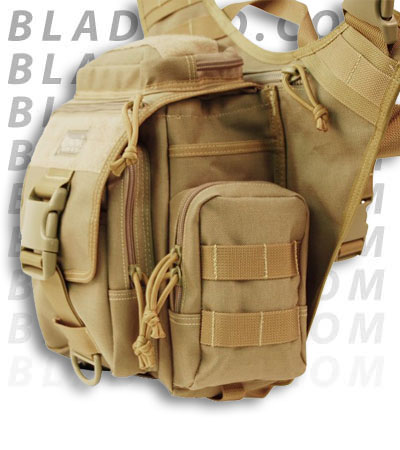 Maxpedition Jumbo S-Type Versipack Black Shoulder Sling Pack Bag 0413B