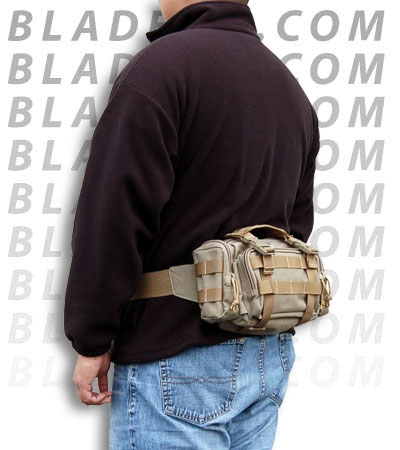 Maxpedition Black Proteus Versipack Fanny Pack Buttpack 0402B