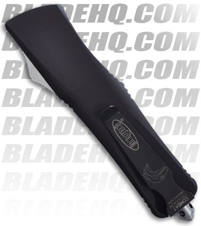 Microtech Combat Troodon Wharncliffe OTF Knife (Black PLN) 145-11