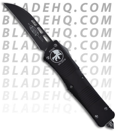 Microtech Troodon Wharncliffe OTF Knife (Black PLN) 141-1