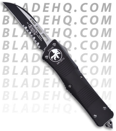 Microtech Troodon Wharncliffe OTF Knife (Two Tone SER) 141-2