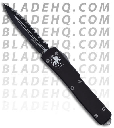 Microtech UTX-70 Dagger OTF Automatic Knife CC (2.4" Black Full Serr)