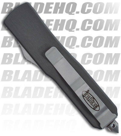 Microtech Dark Grey UTX-85 D/A OTF Automatic Knife (Black PLN)