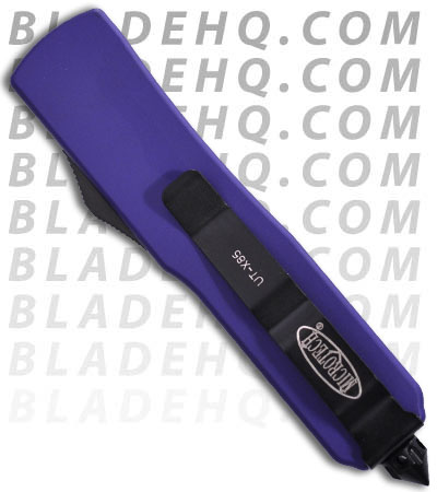 Microtech Purple UTX-85 D/A OTF Automatic Knife (Black SER) 125-2P