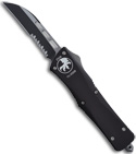 Microtech Combat Troodon Wharncliffe OTF Knife (Two Tone/ SER ) 145-2