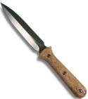 Pro-Tech Brend Elite Combat Dagger Maple Burl Wood Handle (Satin Plain) 155 ECD