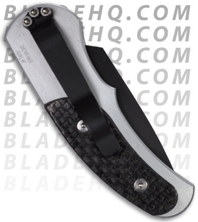 Pro-Tech Runt J4 Knife Handle w/ Carbon Fiber (Tanto Black PLN) 5400-BT