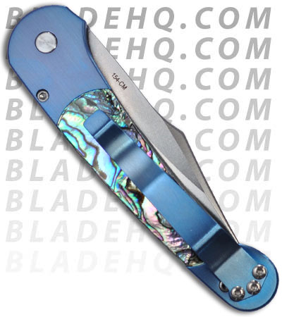 Pro-Tech 531 Monaco Custom Titanium Handle w/ Abalone (Satin)