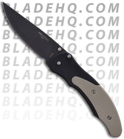 Pro-Tech Defiance D/A Automatic Knife Tan G-10 (Black PLN) 1832