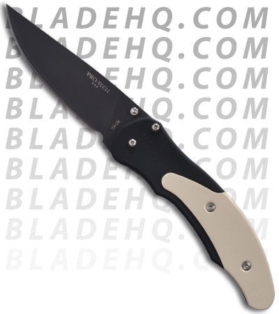 Pro-Tech Defiance D/A Automatic Knife Polished Ivory Micarta (Black PLN) 1852