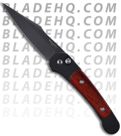 Pro-Tech Monaco Cocobolo Automatic Knife (Black PLN) 507-C