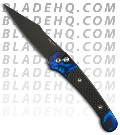 Pro-Tech 509BT Blue Jazz Monaco Knife Carbon Fiber (Black PLN)