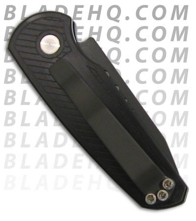 Pro-Tech Runt 3 Automatic Knife w/ Engraved Handle (Black PLN) R317
