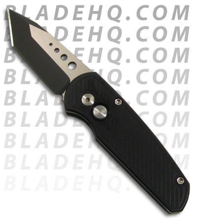 Pro-Tech Runt 3 Automatic Knife w/ Engraved Handle (Black PLN) R317