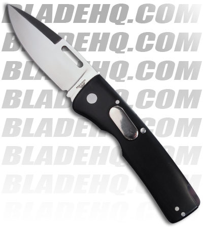 Blackie Collins Paragon D/A Automatic Folder Knife w/ Micarta (Satin PLN) 011BM