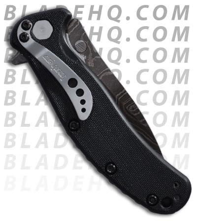 Kershaw Zing Liner Lock Knife Black (3" Damascus) 1735DAM