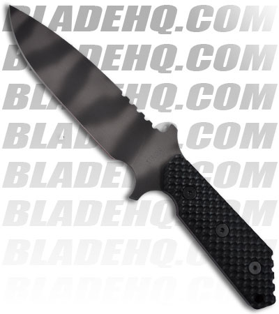 Strider Knives MK1 Mod10 GG Knife w/ Black Gunner Grip (6.25" Tiger Plain)