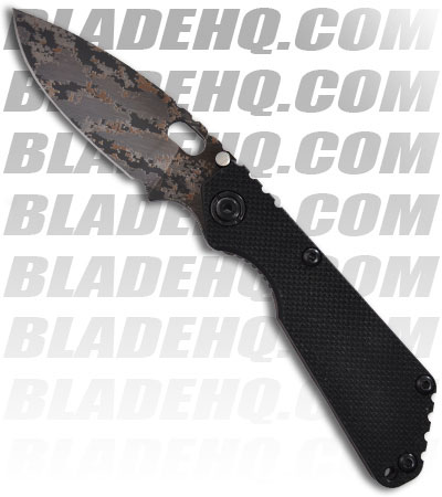 Strider Knives SnG DIGI Black G-10 Manual Folding Knife (3.5" Digi Camo Plain)