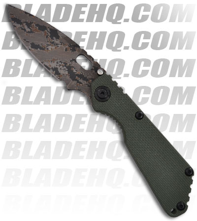 Strider Knives SnG DIGI Green G-10 Manual Folding Knife (Digi Camo PLN)