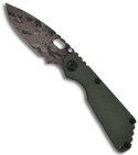 Strider Knives SnG DIGI Green G-10 Manual Folding Knife (Digi Camo PLN)