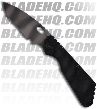 Strider Knives RW-1 Rogue Warrior Black G-10 Manual Tanto Knife (Tiger PLN)