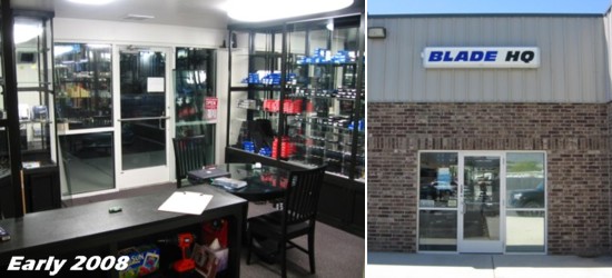 Blade HQ old storefront exterior