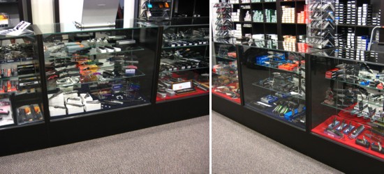 Blade HQ storefront counters