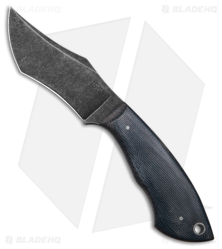 15:58 Knife Co. Ridgerunner Fixed Blade Knife Blue Denim (3.25" Black SW)