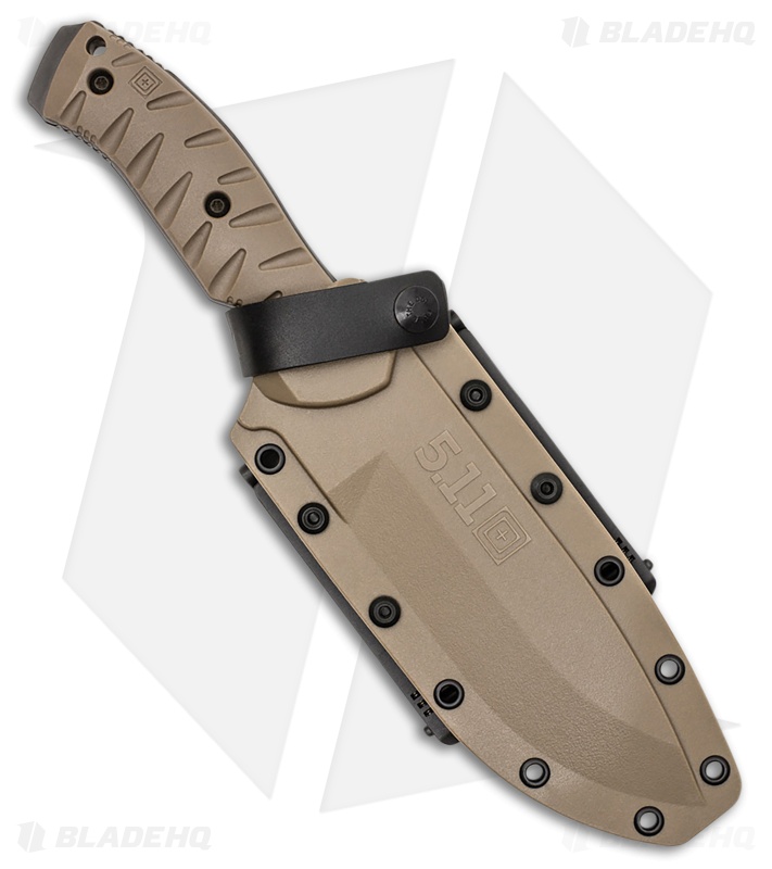 5.11 Tactical CFK7 Peacemaker Fixed Blade Knife Tan FRN