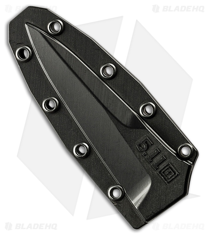 5.11 Tactical Heron Fixed Blade Knife Black Stainless Steel (2.65" Black)