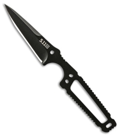 5.11 Tactical Heron Fixed Blade Knife Black Stainless Steel (2.65" Black)