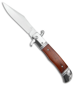 9" Bolster Release Automatic Knife Rosewood (4.12" Satin)