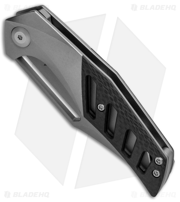 APurvis Blades Primordial Frame Lock Knife Ti/Carbon Fiber (3.25" Bead Blast)