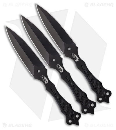 ABKT Phantom Dart Throwing Knife Set Black (3.25" Black)