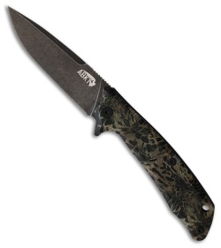 ABKT Scavenger Spring Assisted Liner Lock Knife PRYM1 MP Camo G-10 (3.5" Black)