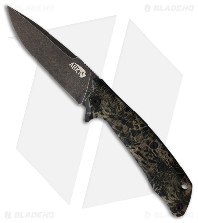 ABKT Scavenger Spring Assisted Liner Lock Knife PRYM1 MP Camo G-10 (3.5" Black)