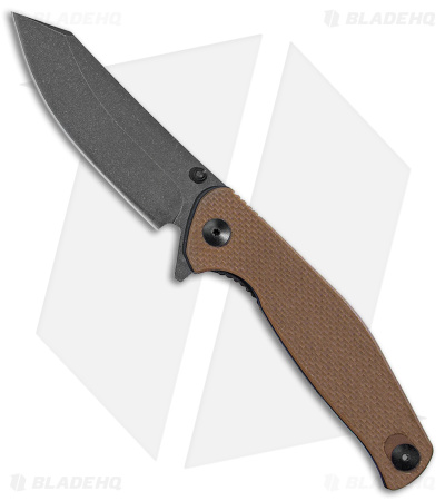 ABKT Catalyst Liner Lock Knife Coyote Tan G-10 (3.5" Black Stonewash)