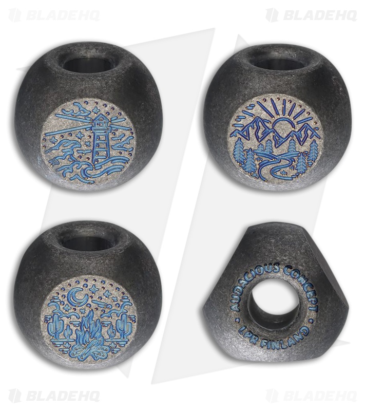 AuCon Adventurer Titanium Bead – Stonewash Finish
