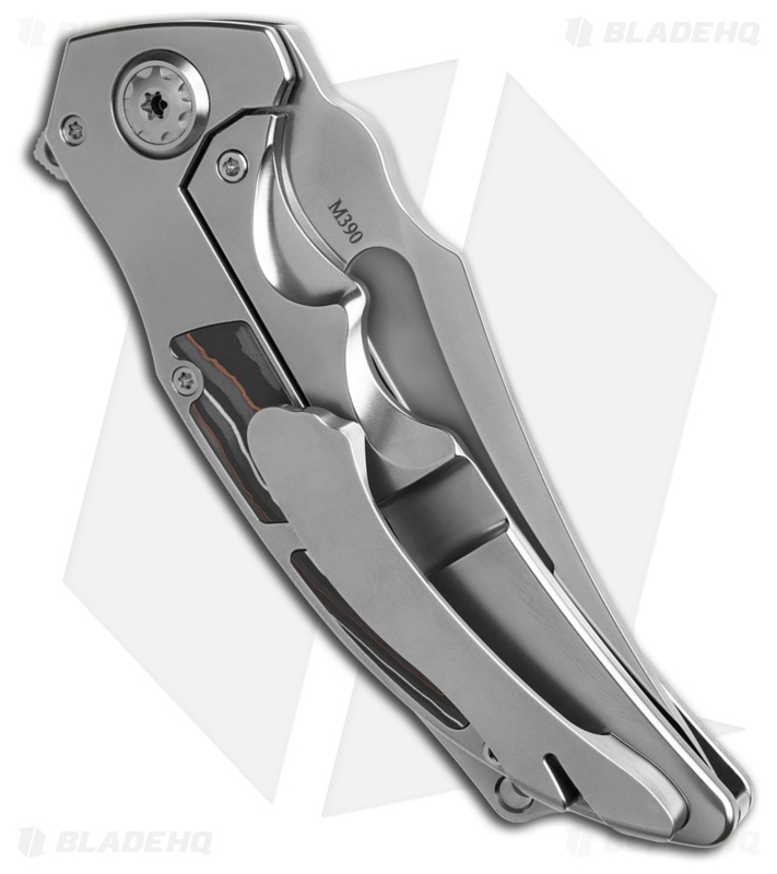 ADV Tactical Brawler Frame Lock Knife Copper Carbon Titanium (4" Satin)