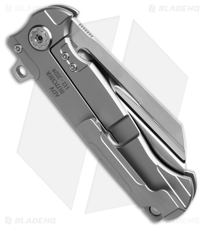 ADV Tactical Mini Butchers Frame Lock Knife Titanium - Blade HQ