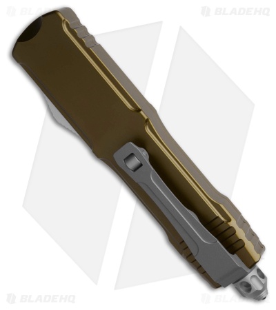 ADV  Backup Tactical Stinger OTF Auto Knife OD Green Al (3.6" Satin Full Serr)