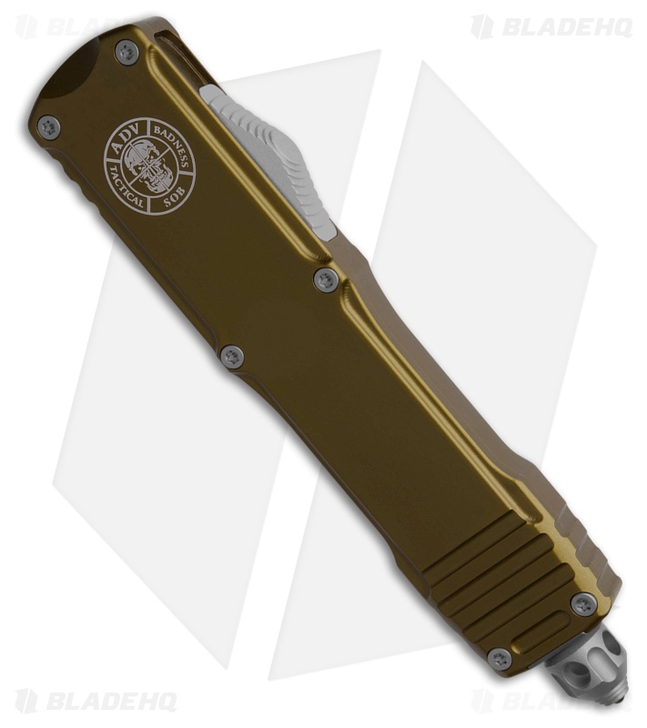 ADV  Backup Tactical Stinger OTF Auto Knife OD Green Al (3.6" Satin Full Serr)