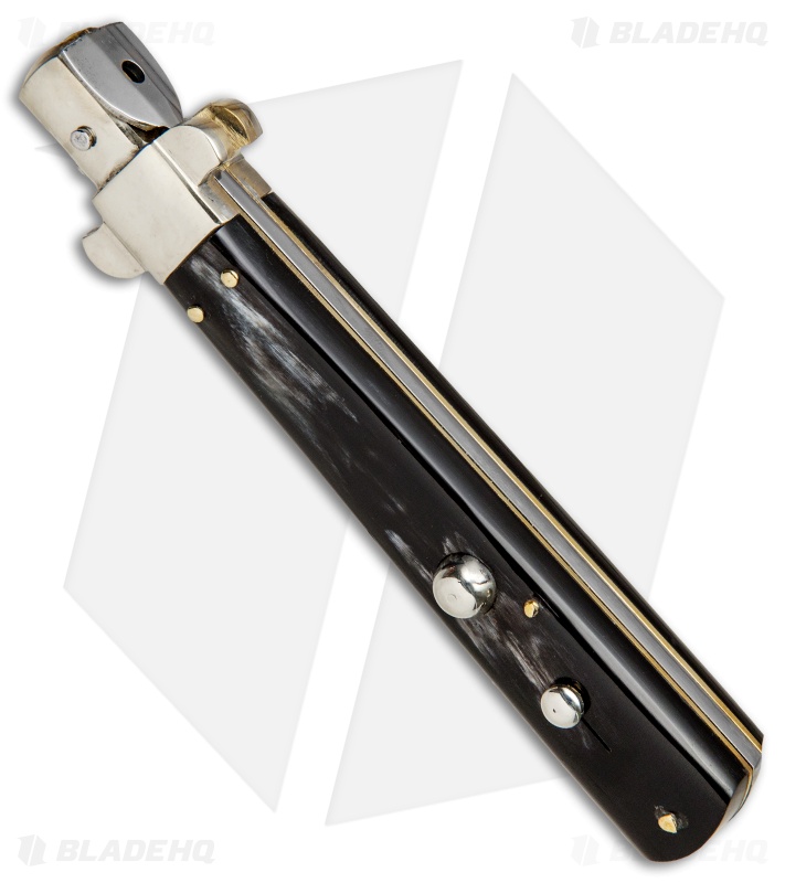 AGA Campolin 11" Frosolone Bayonet Stiletto Automatic Brazilian Horn (5" Satin)