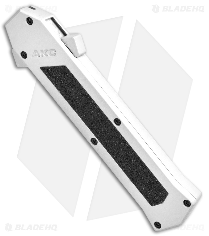 AKC F-16 D/A Bayonet OTF Automatic Knife White (3.3" Satin)