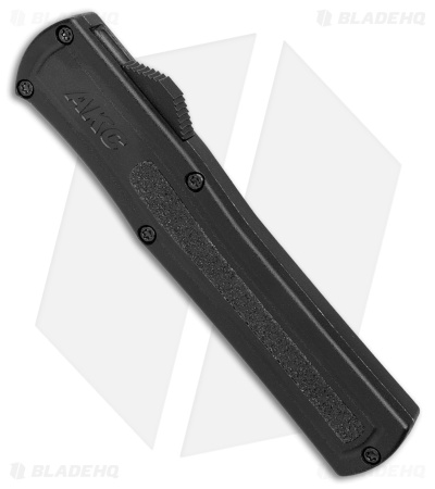 AKC F-20 D/A  OTF Automatic Knife Black Aluminum (3.6" Two Tone)